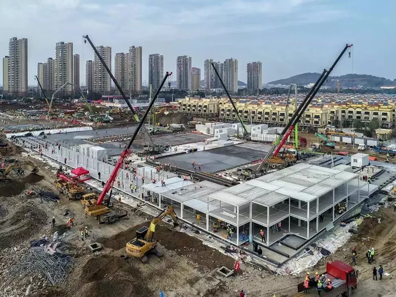 ماڊلر اسٽيل جي جوڙجڪ اسپتال جي عمارت