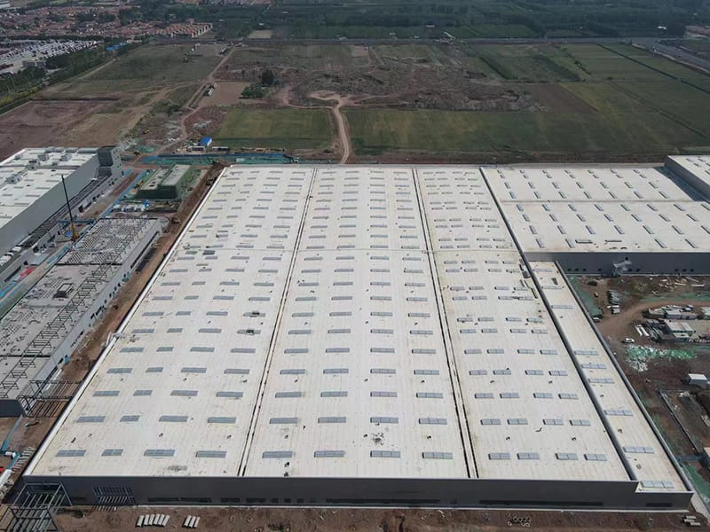 اسٽيل جي جوڙجڪ جامع گودام